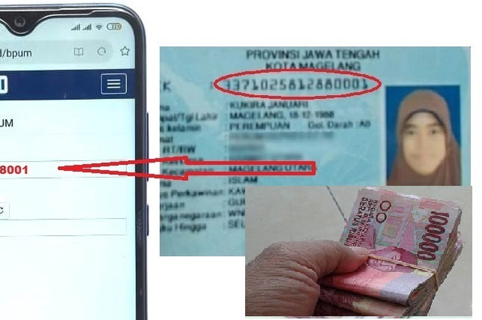 Cek nomor KTP dari HP 12,8 juta orang dapat bantuan pemerintah atau BPUM