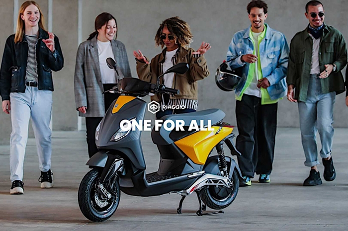 Piaggio One punya desain mirip Zip