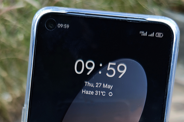 Jaringan 5G di Oppo A74 5G