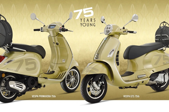 Motor baru Vespa 75th Anniversary resmi meluncur di Thailand, Indonesia kapan ya?