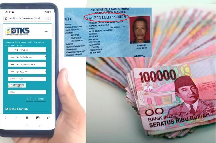 Cek penerima bansos atau bantuan pemerintah Rp 300 ribu per bulan dari HP