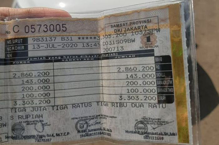 Ilustrasi STNK. Ada diskon pajak kendaraan sampai pemutihan, ayo diurus catat masa berlakunya.