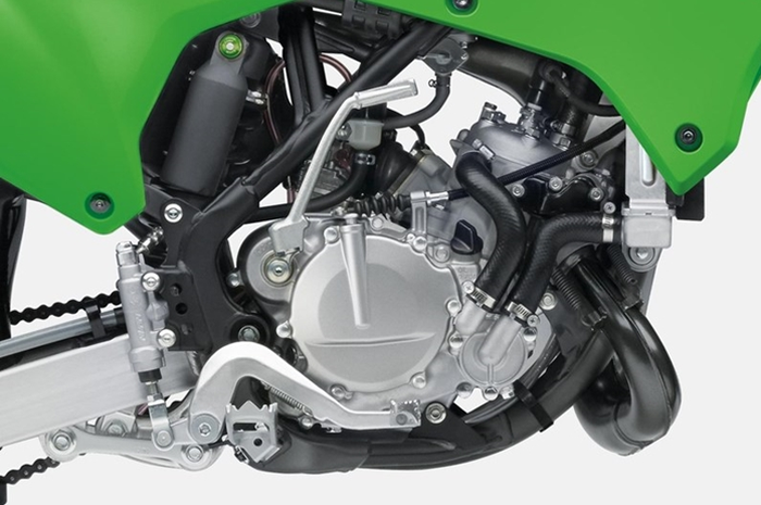 Mesin 2-tak motor baru Kawasaki KX85 2022