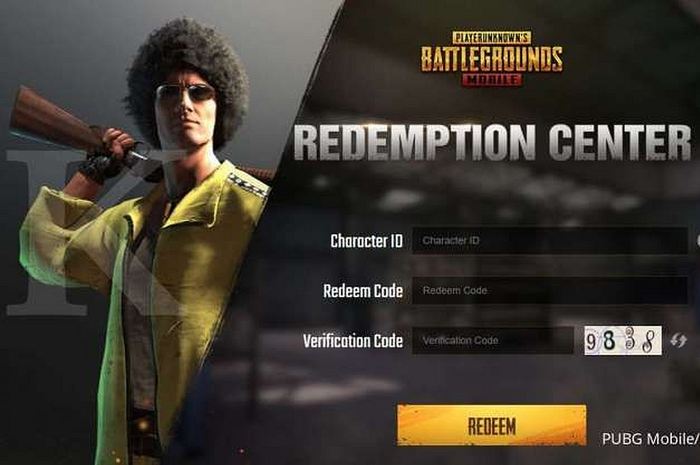 Cara menggunakan redeem code PUBG Mobile