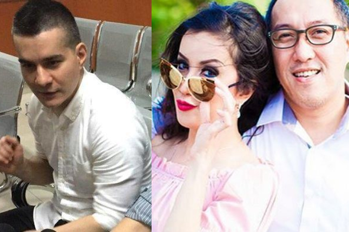 Kolase Steve Emmanuel (kiri) dan Andi Soraya bersama suami barunya (kanan)
