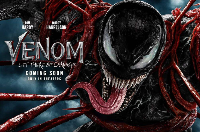 Tom Hardy dalam Venom: Let There Be Carnage (2021).