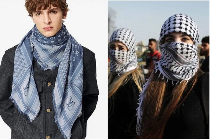 Syal yang dijual Louis Vuitton terinspirasi dari Keffiyeh Palestina