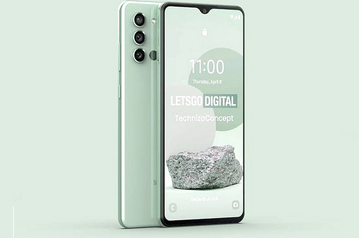Samsung Galaxy A22 5G warna hijau, kandidat HP 5G termurah Samsung