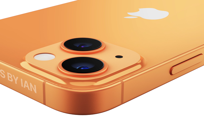 Render iPhone 13 perunggu