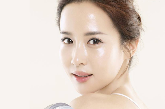 Ilustrasi kulit glowing dan flawless