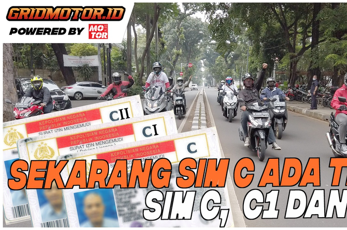 Pengendara motor besar alias moge harus paham nantinya harus menggunakan SIM CI atau CII, ini penjelasan Polisi.