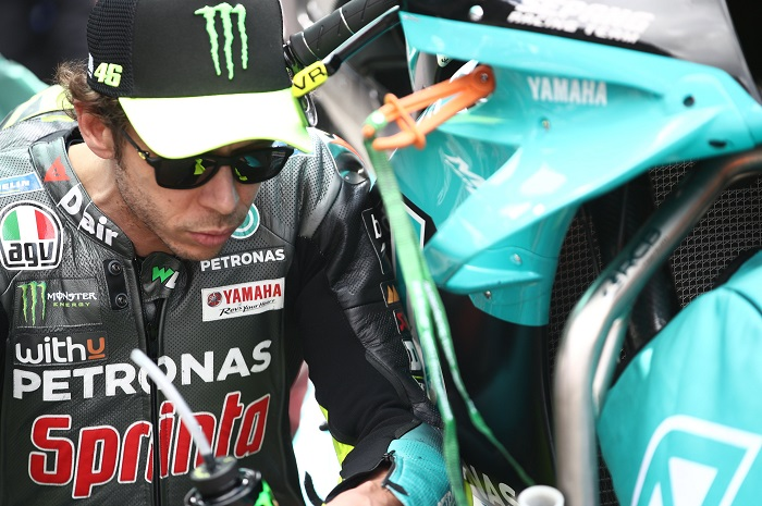 Ilustrasi. Pembalap Petronas Yamaha SRT, Valentino Rossi lakukan ini jelang MotoGP Jerman 2021.
