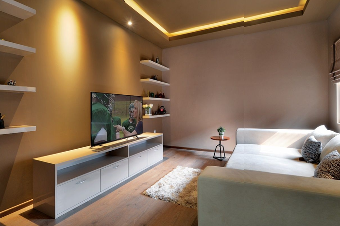 Pembuatan home theater membutuhkan material akustik. 