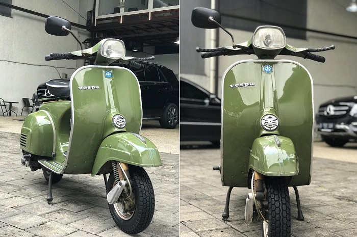 Vespa Super langka edisi ulang tahun DKI Jakarta, cuma meluncur 100 unit.