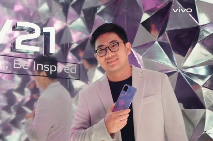 Ricky Bunardi, Product Manager vivo Indonesia dalam acara rilis produk vivo V21, Selasa (22/6)