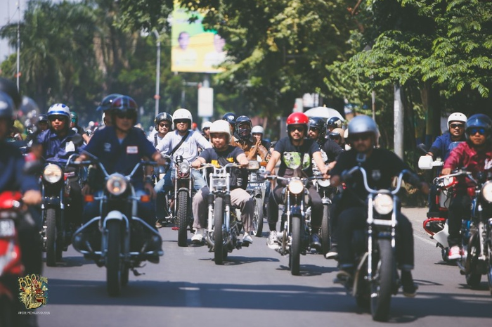 Ilustrasi event komunitas motor.