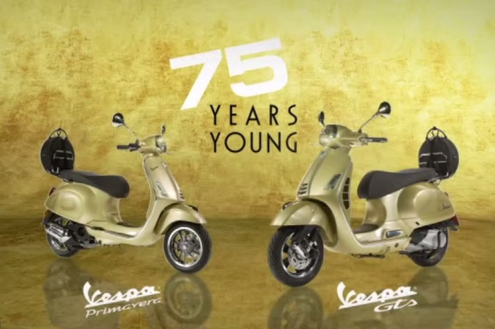 Vespa 75th Anniversary meluncur di Indonesia, ada 2 model segini harganya.