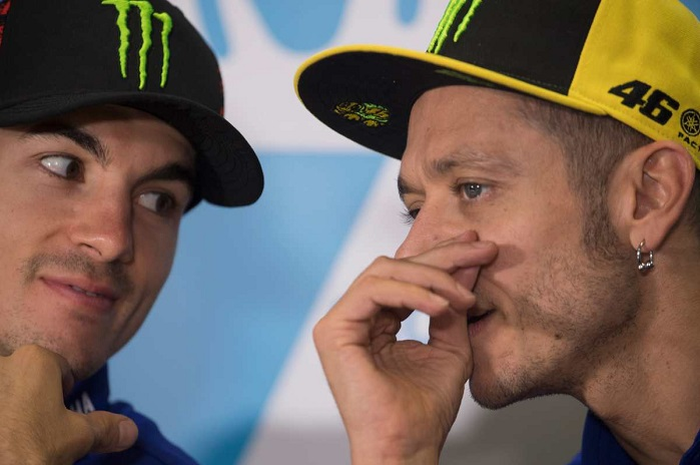 Usai cabut dari Yamaha, Valentino Rossi ajak Maverick Vinales join Aramco Racing Team VR46 musim MotoGP 2022.
