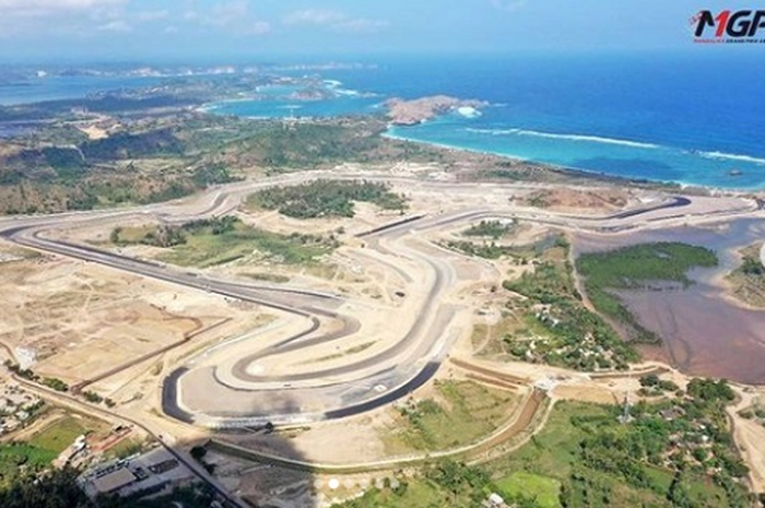 Pembangunan sirkuit MotoGP dan WSBK Indonesia di Mandalika, Lombok, Nusa Tenggara Barat (NTB) tembus 78,6 persen.