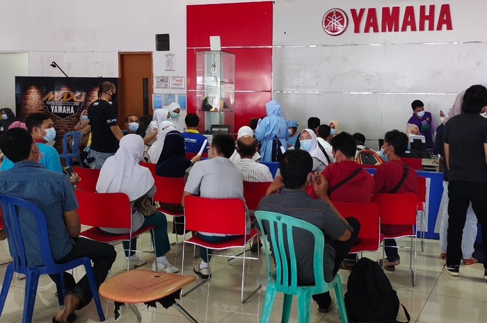 Vaksinasi covid-19 di Dealer Sentral Yamaha