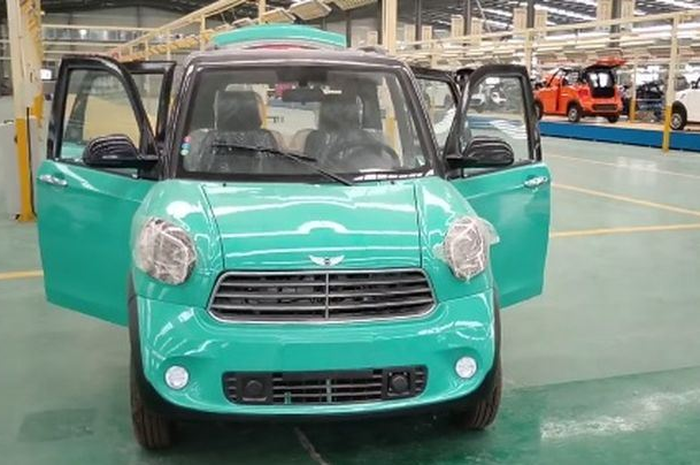 Ilustrasi Mini Cooper buatan Cina