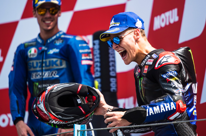 Fabio Quartararo pantas dijuluki pembalap 4 L alias Lu Lagi Lu Lagi setelah meraih banyak gelar di paruh musim pertama MotoGP 2021