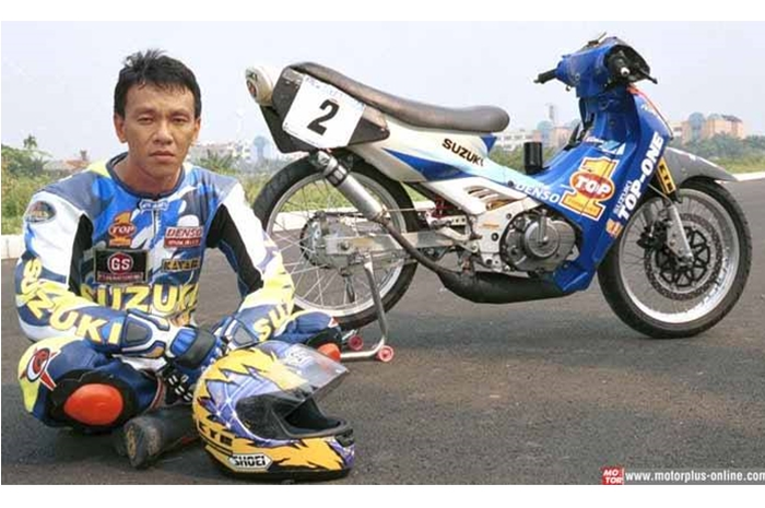 Felix Judianto dan Suzuki RG Sports 110 andalannya