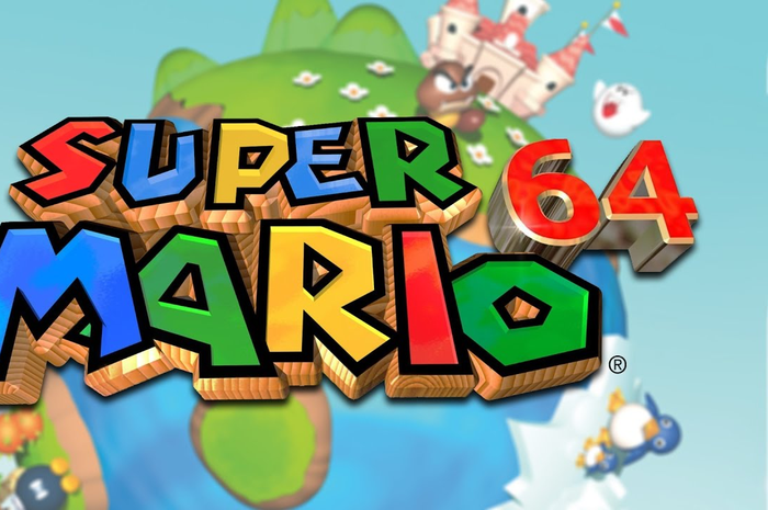 Poster game Super Mario 64