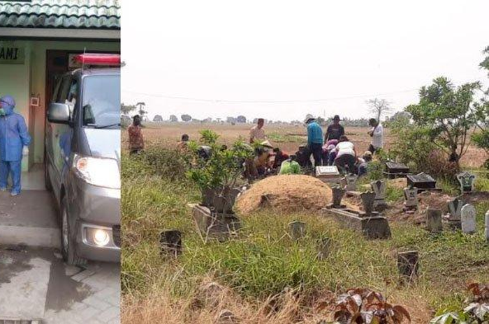 Fakhrudin suami ibu hamil meningga di Kabupaten Gresik, akhirnya menghembuskan napas terakhirnya, Kamis (15/7/2021) dini hari.
