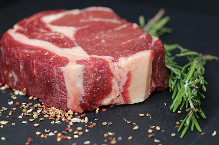 Daging kurban di Hari Raya Idul Adha.