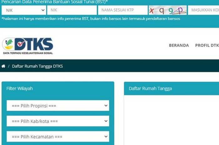 Cara daftar bantuan sosial (bansos) PPKM Darurat.
