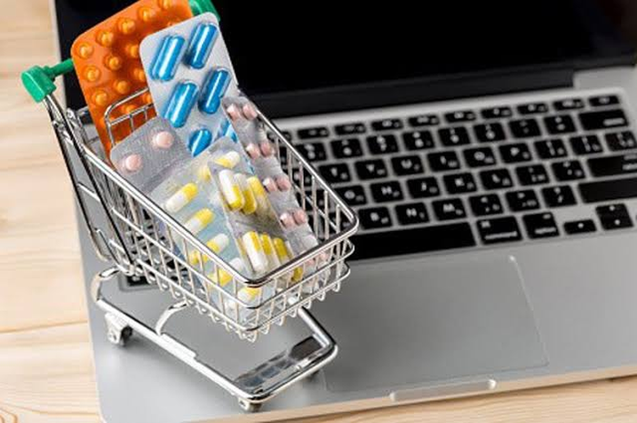 Ilustrasi obat obatan online