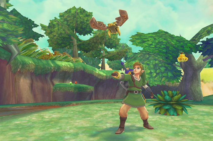 Ilustrasi gameplay game The Legend of Zelda
