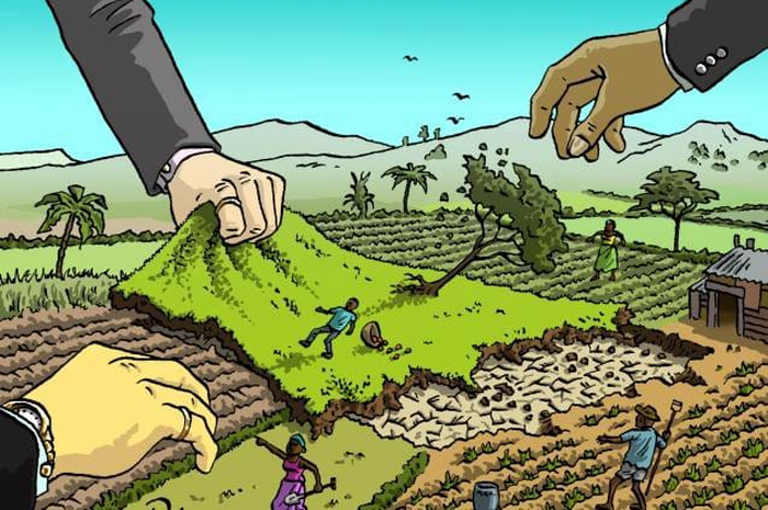 Ilustrasi mafia tanah. 