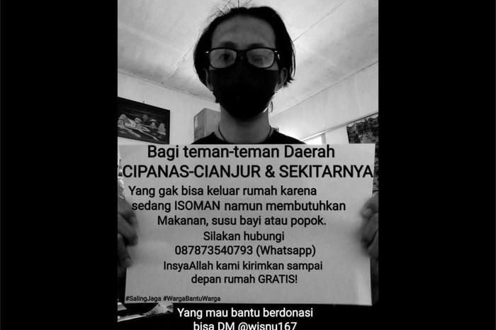 Kisah pemuda Cianjur salurkan bantuan pada warga yang menjalani isoman