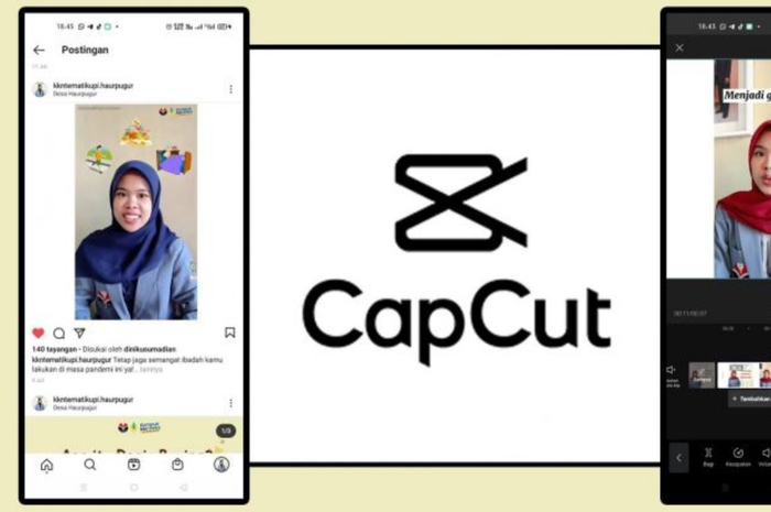 Ilustrasi aplikasi penghasil uang CapCut