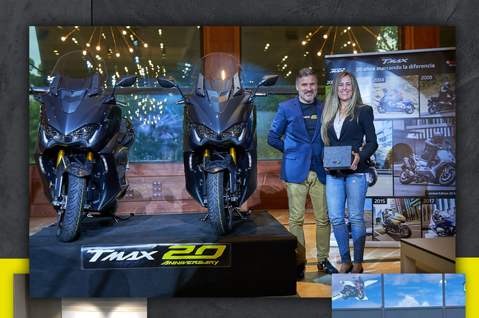 Yamaha TMAX Edisi 20th Anniversary rilis cuma 560 unit