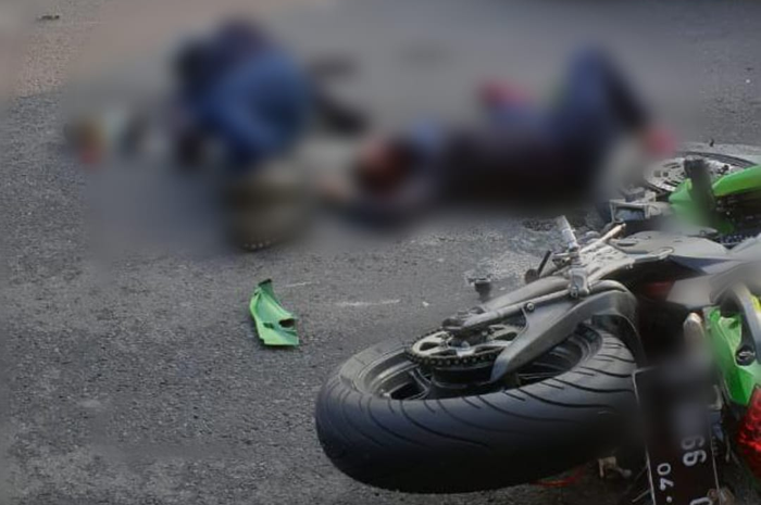Kecelakaan maut melibatkan moge dan Honda BeAT di Bintaro