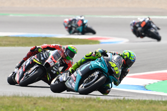 Pembalap MotoGP Valentino Rossi latihan ngegas motor 2 pekan terus-terusan jelang MotoGP Styria 2021, bukan main