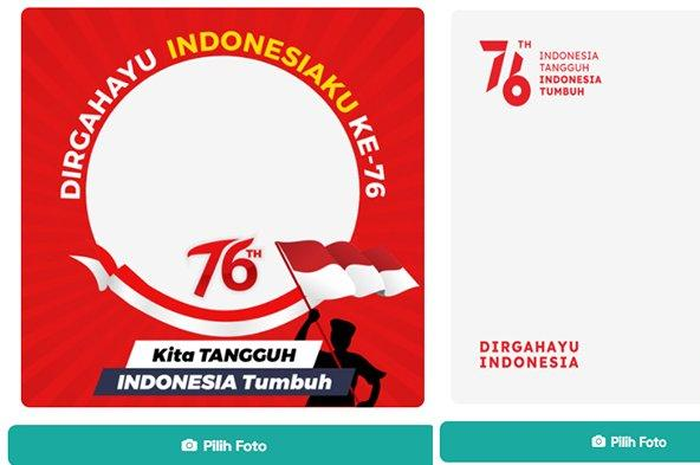Ilustrasi penggunaan Twibbon