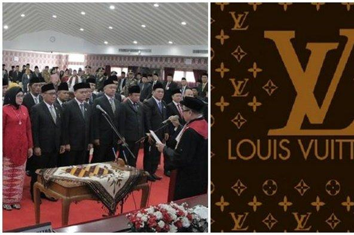 Angota DPRD Kota Tanggerang rencanakan gunakan seragam berbahan dasar Louis Vuitton.