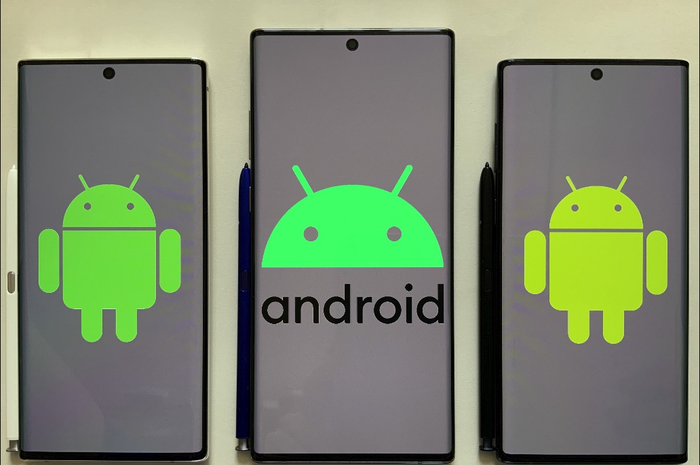 Ilustrasi hape Android.