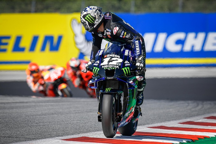 Foto ilustrasi Maverick Vinales saat berlaga di MotoGP Styria 2021