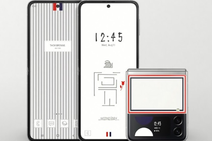 Samsung Galaxy Z Flip3 Thom Borwne Edition.