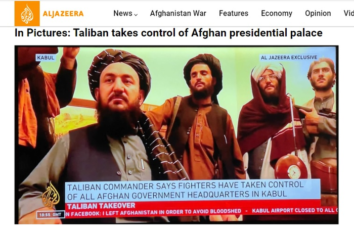 Taliban menguasai istana presiden Afghanistan