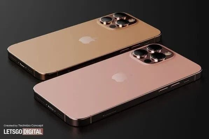 Gambar iPhone 13 Rose Gold yang beredar di internet