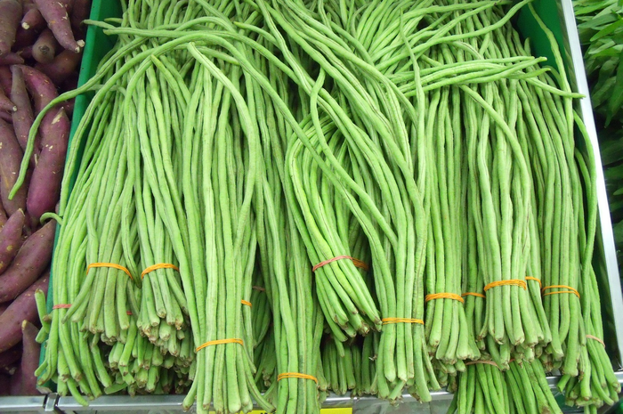 kacang panjang rebus
