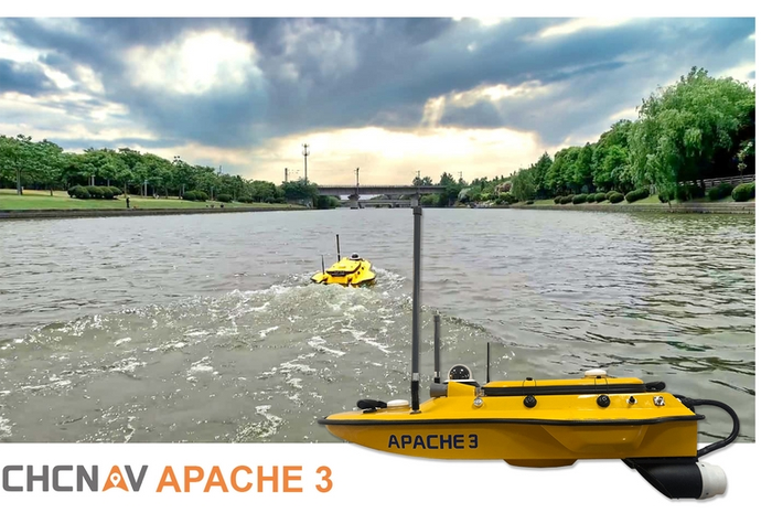CHCNAV Apache 3 saat dipakai di air