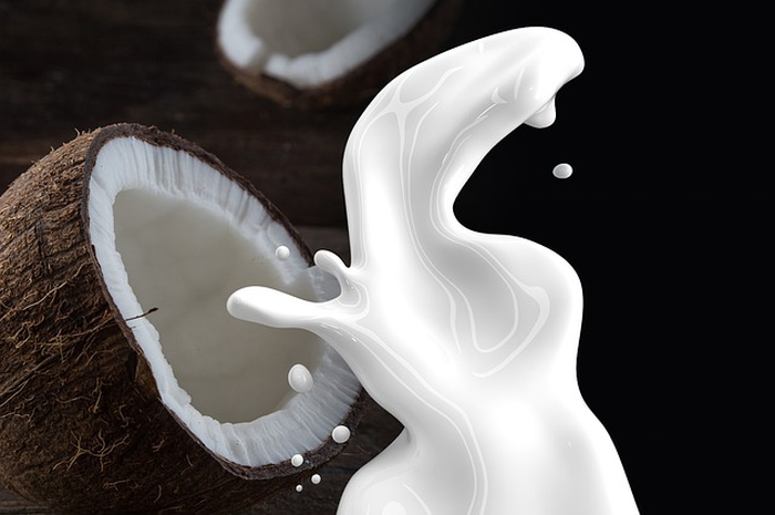 Ilustrasi santan kelapa.