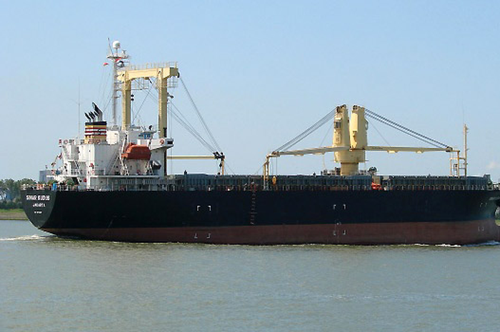 Kapal MV Sinar Kudus dengan 20 ABK yang disandera perompak Somalia.